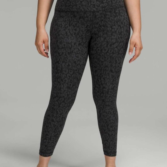 lululemon athletica Pants - Lululemon Align Pant 25” Intertwined Camo Deep Coal Multi NWT